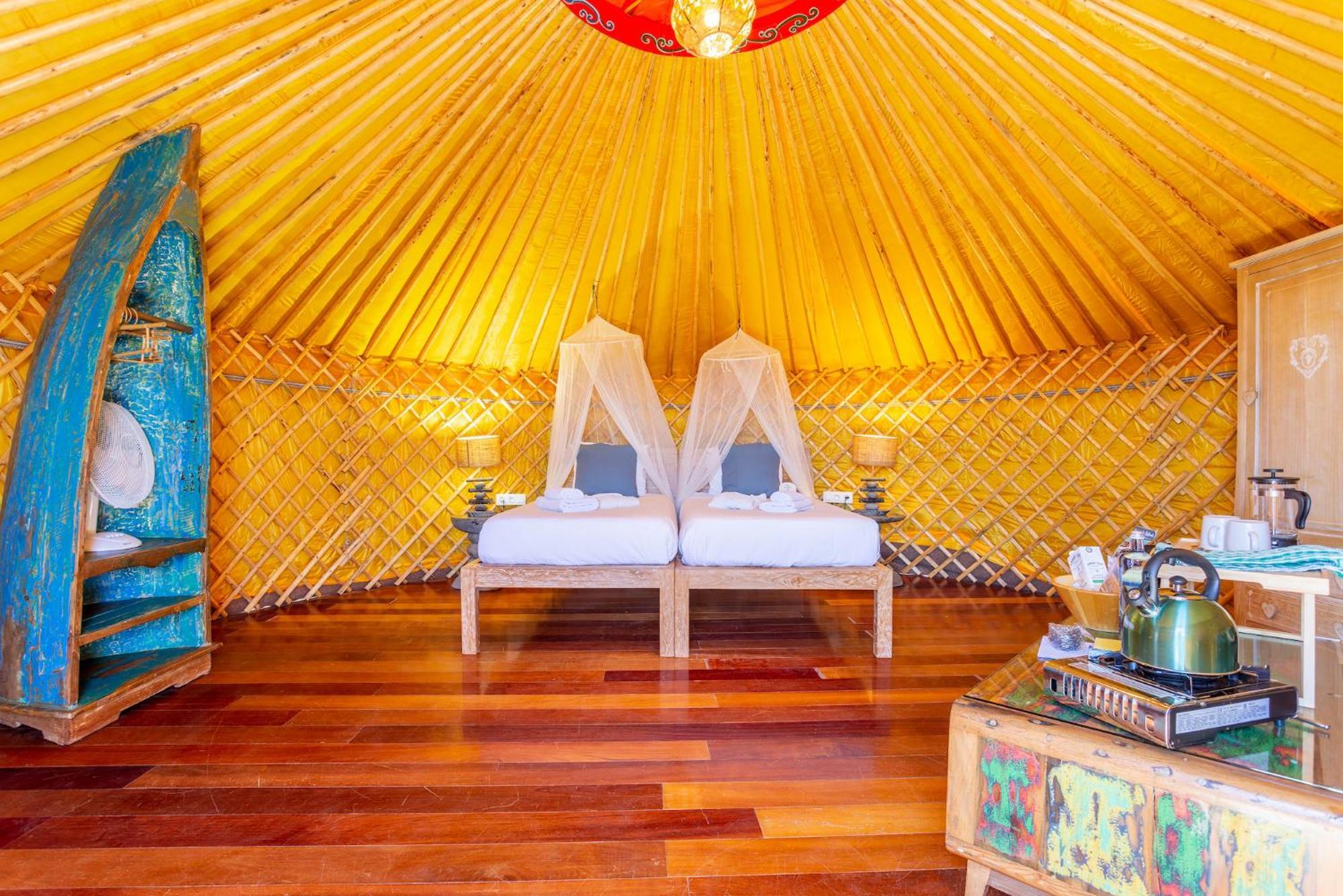 Tabayesco Finca De Arrieta Village - Yurts And Stone Cottages - Shared Pool - Walking Distance To Arrieta Beach - Eco Friendly מראה חיצוני תמונה