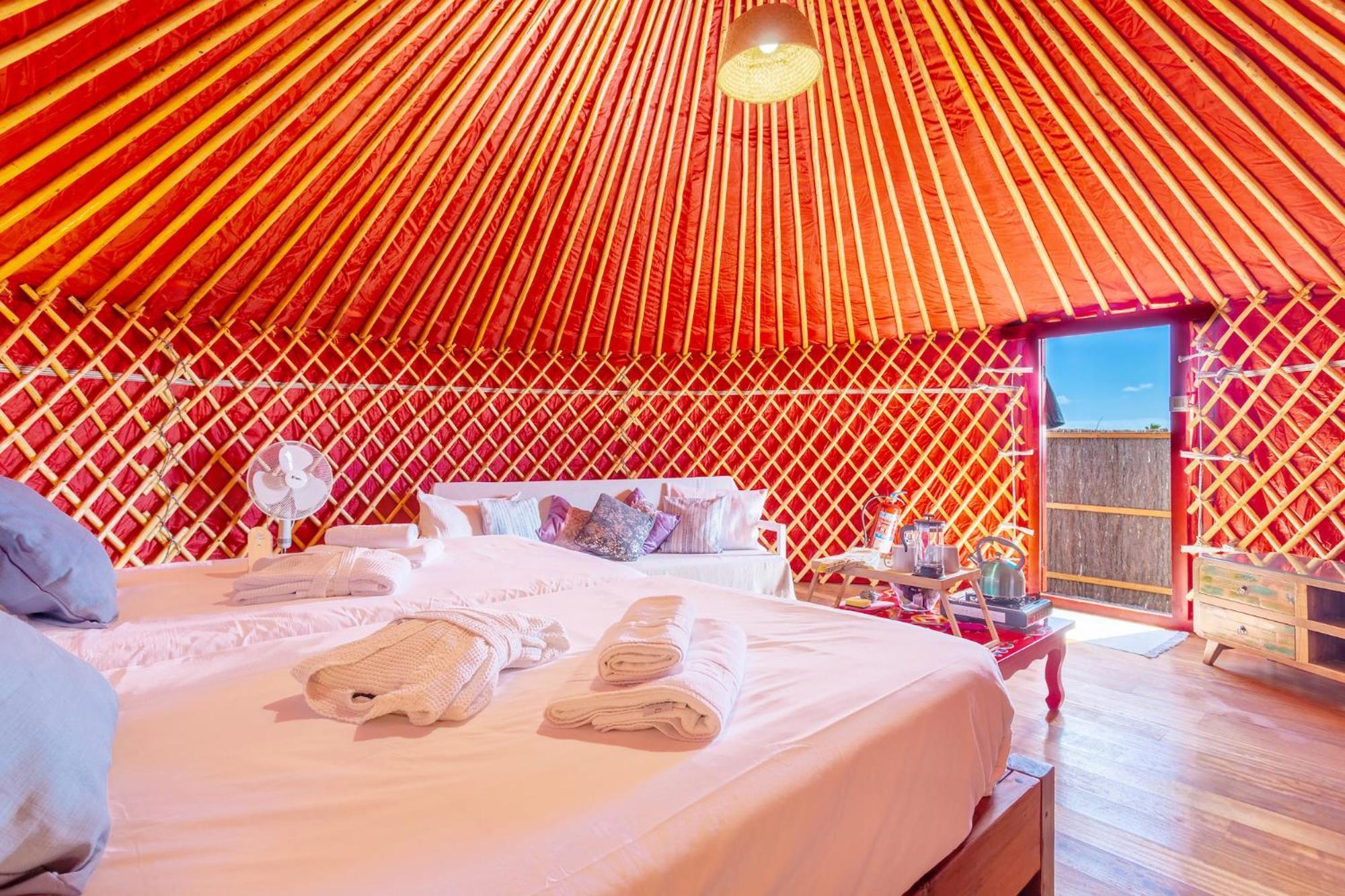 Tabayesco Finca De Arrieta Village - Yurts And Stone Cottages - Shared Pool - Walking Distance To Arrieta Beach - Eco Friendly מראה חיצוני תמונה