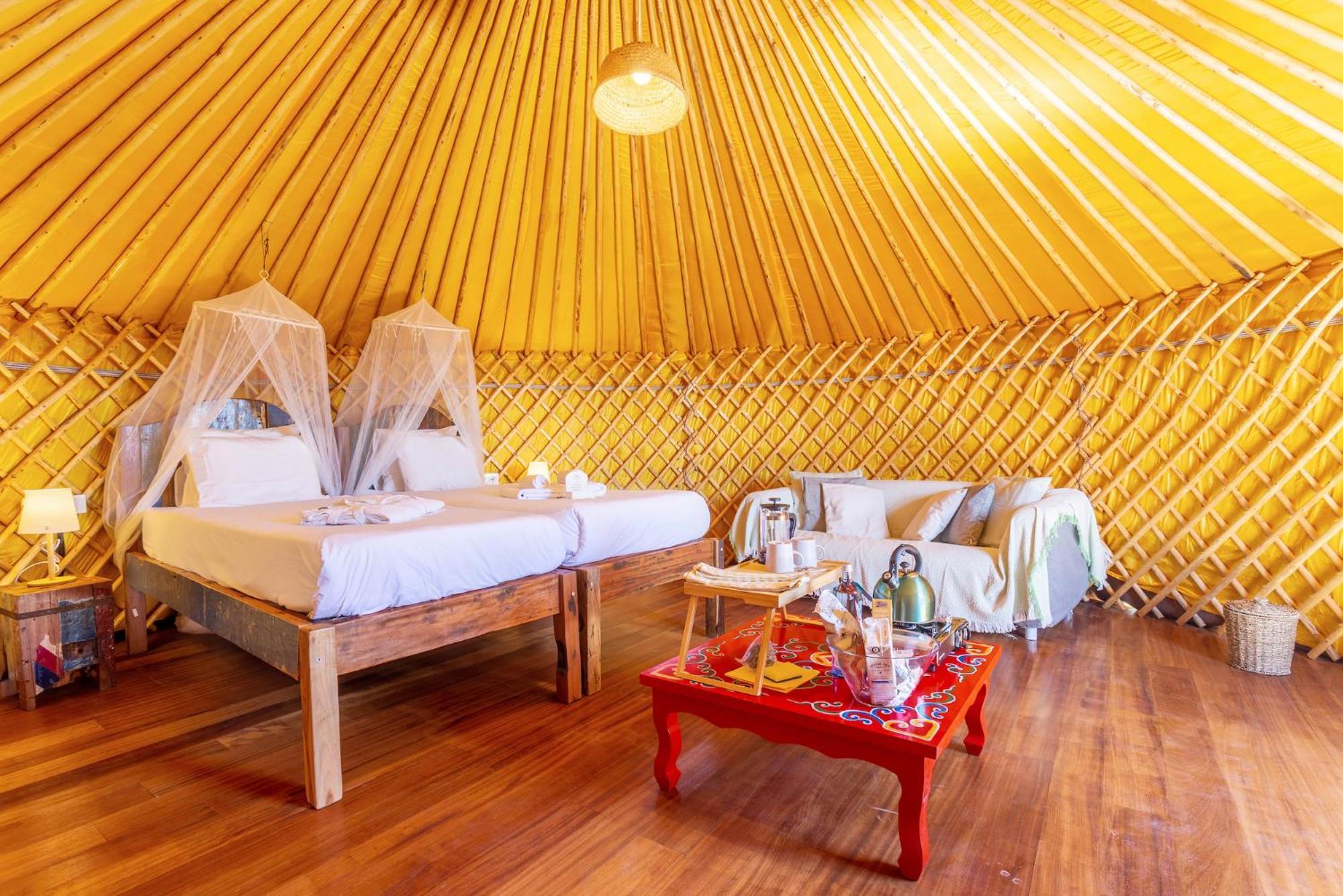 Tabayesco Finca De Arrieta Village - Yurts And Stone Cottages - Shared Pool - Walking Distance To Arrieta Beach - Off Grid מראה חיצוני תמונה